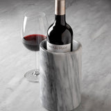 Marble Utensil Holder, White, 4.75" x 4.75" x 7"