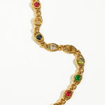 Alba Colored Cubic Zirconia Necklace, Bracelet