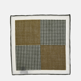4 Sided Houndstooth Pocket Square