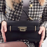 SOFT LEATHER FASHIONABLE COMMUTER HANDBAG