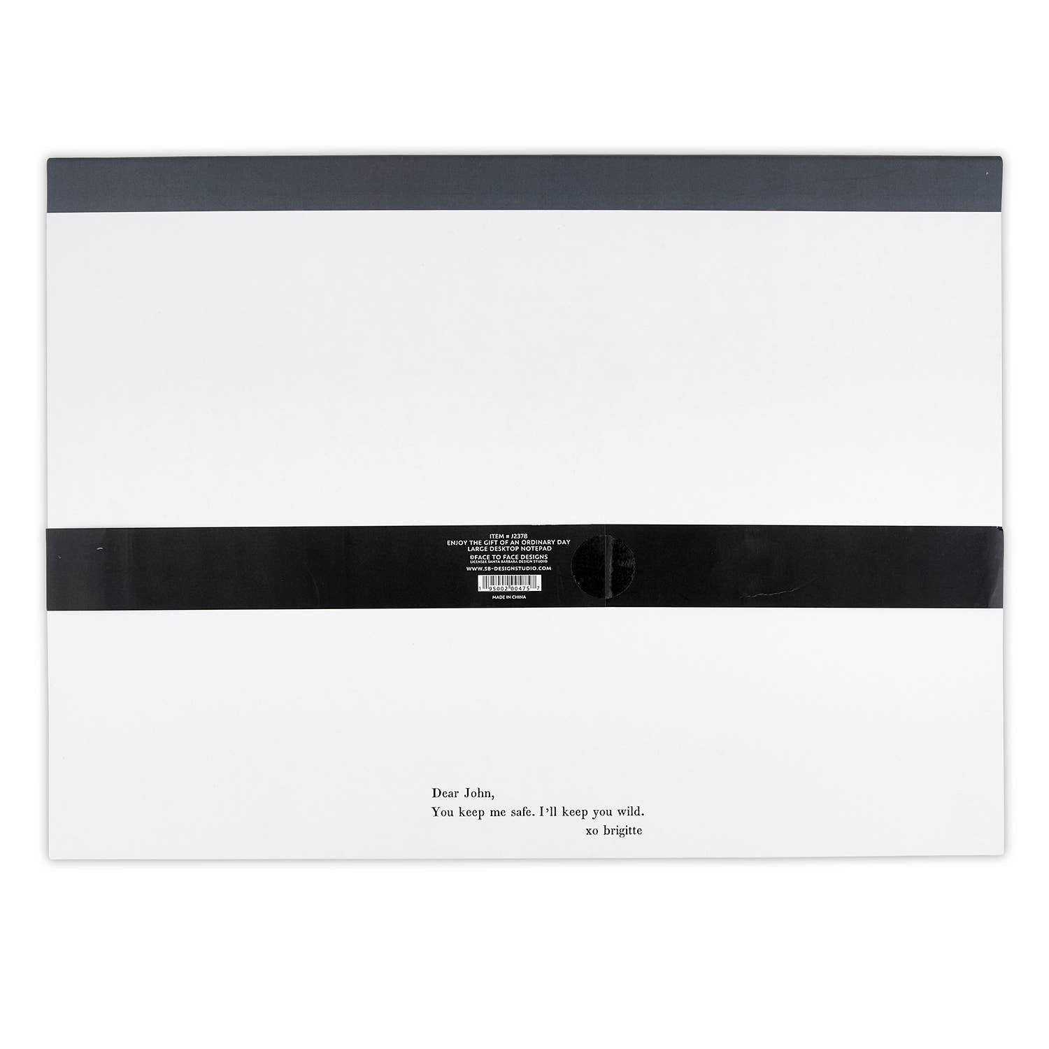 Face to Face Desktop Notepad - Gift of An Ordinary Day