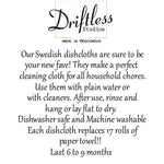 Christmas Lights Swedish Dishcloth - Christmas Decor