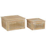Country Cottage Brown Wood Box Set