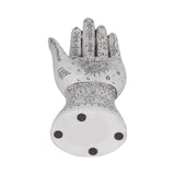 White 10 in. Resin Tattoo Hand Sculpture