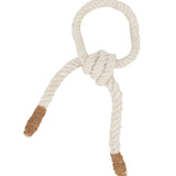 Ivory Knotted Rope Napkin Ring