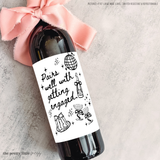 Engagement Gift | Funny Wedding, Engagement Wine Label