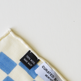 Blue Square Wool Pocket Square