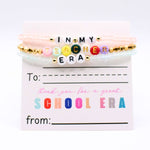 In my Teacher Era Thank you personalized gift bracelet set