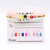 In my Teacher Era Thank you personalized gift bracelet set