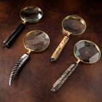 Horn & Bone Magnifying Glasses, Assorted 4