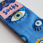 Evil Eye 100% Cotton Women's Crew Socks