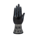 Black 10 in. Resin Novelty Tattoo Hand Sculpture