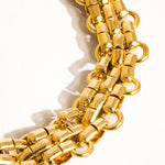 Donni 18K Gold Non-Tarnish Bold Weave Bracelet