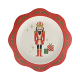 NUT1143 - Nutcracker Bamboo 9" Plate Set of 4