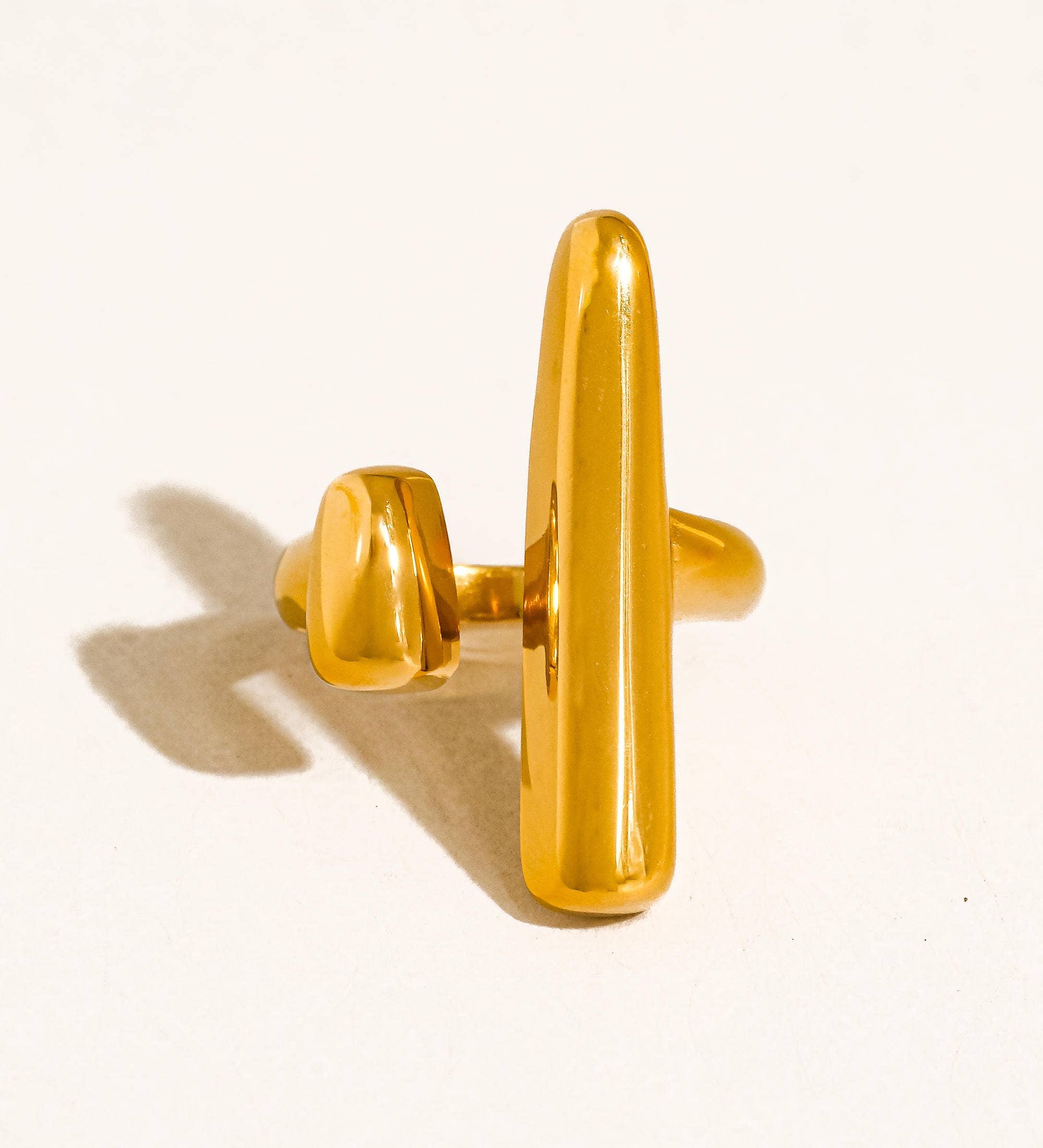 18K Gold Non-Tarnish Statement Rings