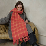 Simple Soft Plaid Soft Warm Scarve DPS1314