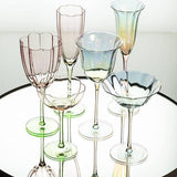 Iris Tulip Coupe Glass-6.5"H(13oz)
