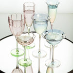 Iris Tulip Coupe Glass-6.5"H(13oz)