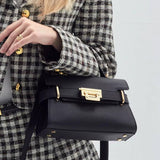 SOFT LEATHER FASHIONABLE COMMUTER HANDBAG