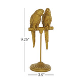 Coastal Gold Polystone Sculpture