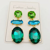 Women's Fashion Glass Earrings