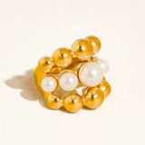 18K Gold Non-Tarnish Statement Rings