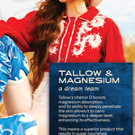 Magnesium Lavender Tallow Cream 4oz - Sleep, Sore Muscles