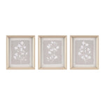 Farmhouse White Floral Framed Wall Art