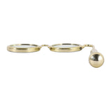 Decorative Sculpture - Gold Metal Magnifying Glasses, 7 in.