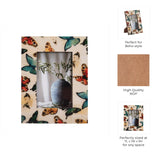 4 in. x 6 in. Ivory Wood Butterflies Photo Frame