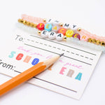 In my Teacher Era Thank you personalized gift bracelet set