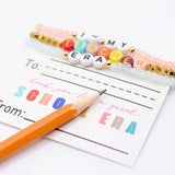 In my Teacher Era Thank you personalized gift bracelet set