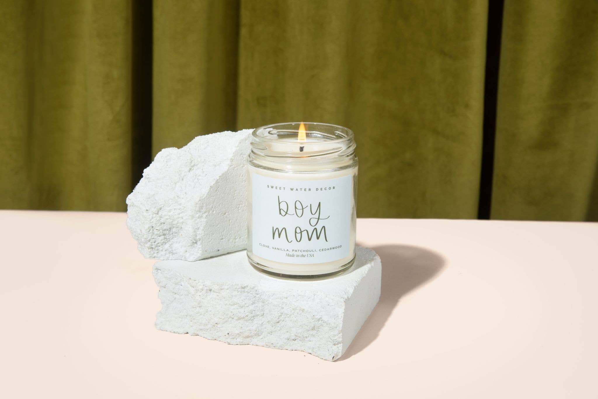 Boy Mom 9 oz Soy Candle - Home Decor & Gifts
