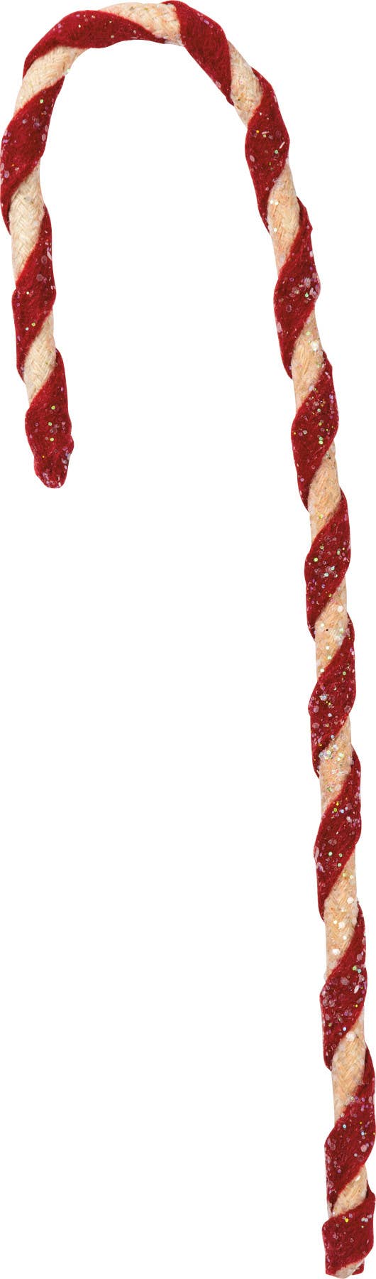 Fabric Candy Cane Ornament