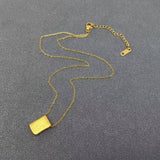 Sparkling Heart Zircon Charm 18K Gold Plated SS Necklace-FGS
