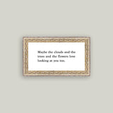 Maybe Framed Antique Print