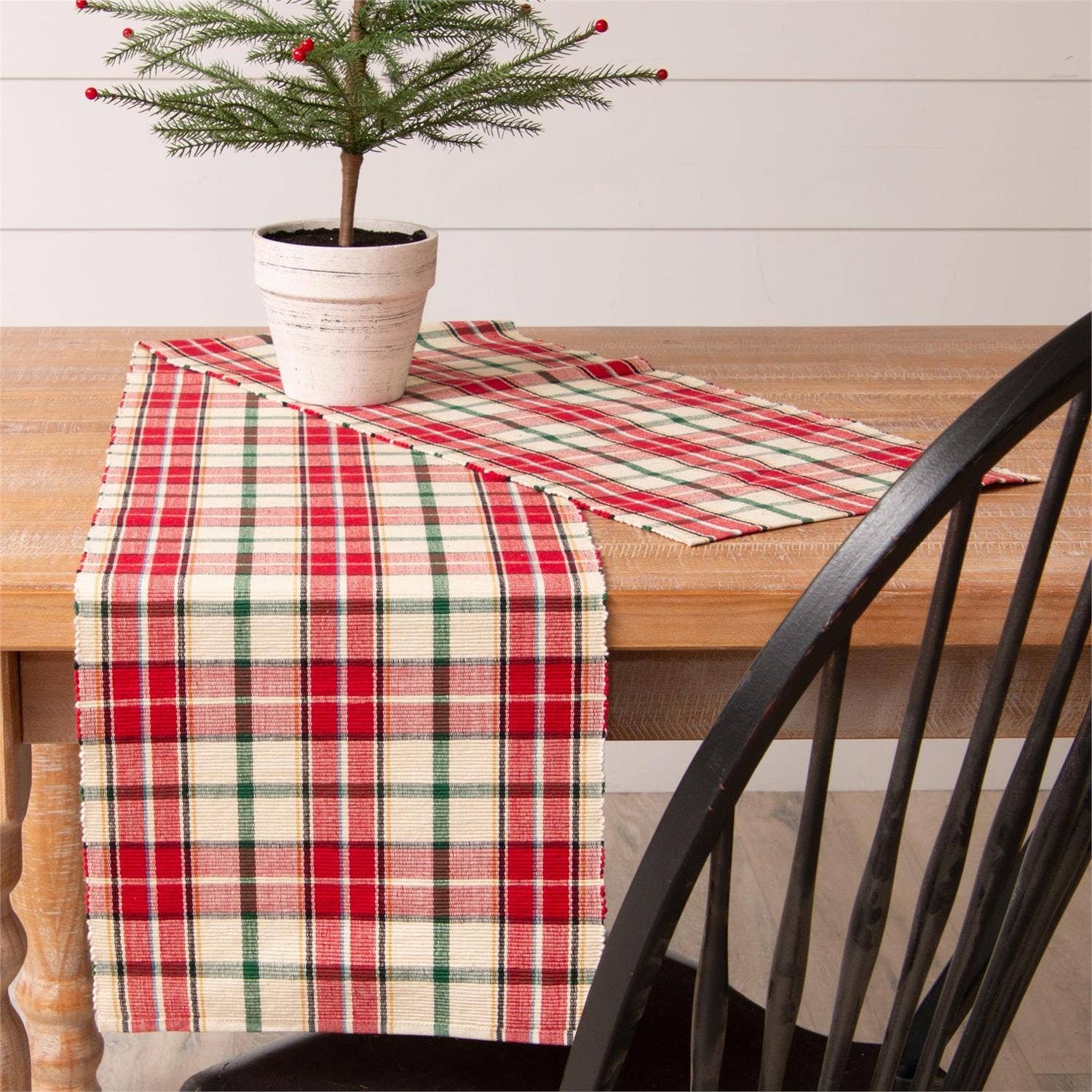 Table Runner - Red Christmas Plaid (PC)