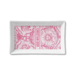 Ceramic Tray- Pink Toile