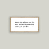 Maybe Framed Antique Print