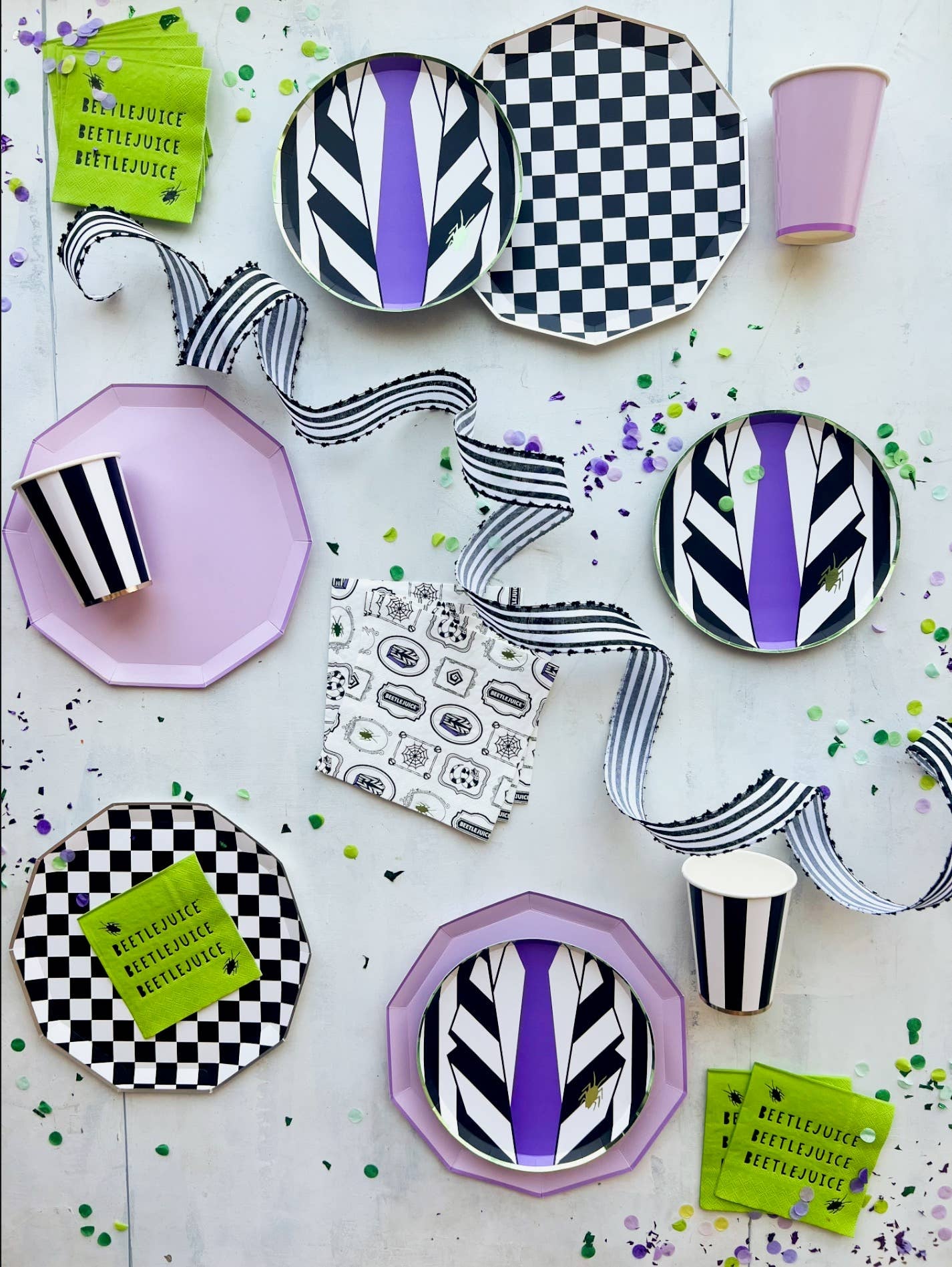 BEETLEJUICE X BONJOUR FETE SMALL NAPKINS