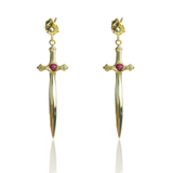 Heart & Dagger Earrings