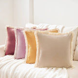 Nacazcol Pillows - Beige/Dusty Pink each one