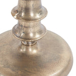 Antique Brass with Bone Top Martini Table