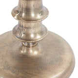 Antique Brass with Bone Top Martini Table