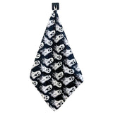 Scary Ghost Pattern Halloween Decor Waffle Tea Towel