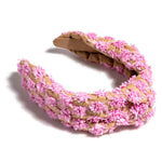 TUFTED STRAW KNOTTED HEABDAND