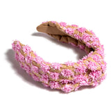 TUFTED STRAW KNOTTED HEABDAND