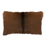 Goat Fur Pillow - Poly Filled