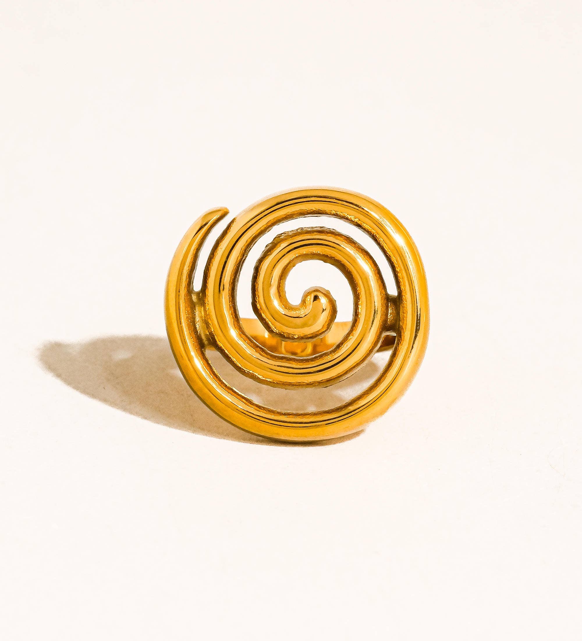 18K Gold Non-Tarnish Statement Rings