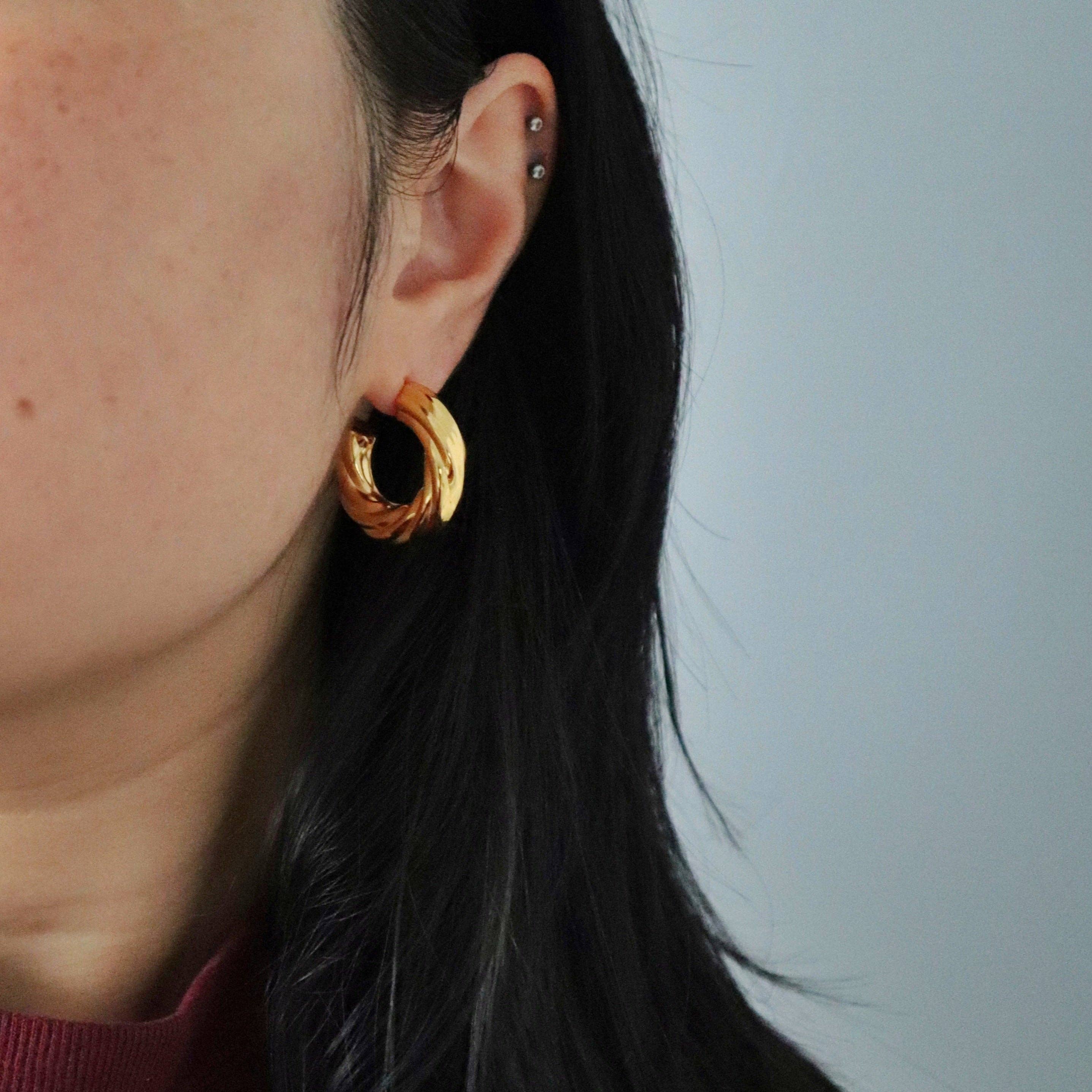 Delaney Hoops | Lightweight Hollow Hoops